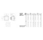 CEE-Anbausteckdose 4p 16A 400V/rt 6h ger IP67 schraubl.Kl Kst 75x75mm