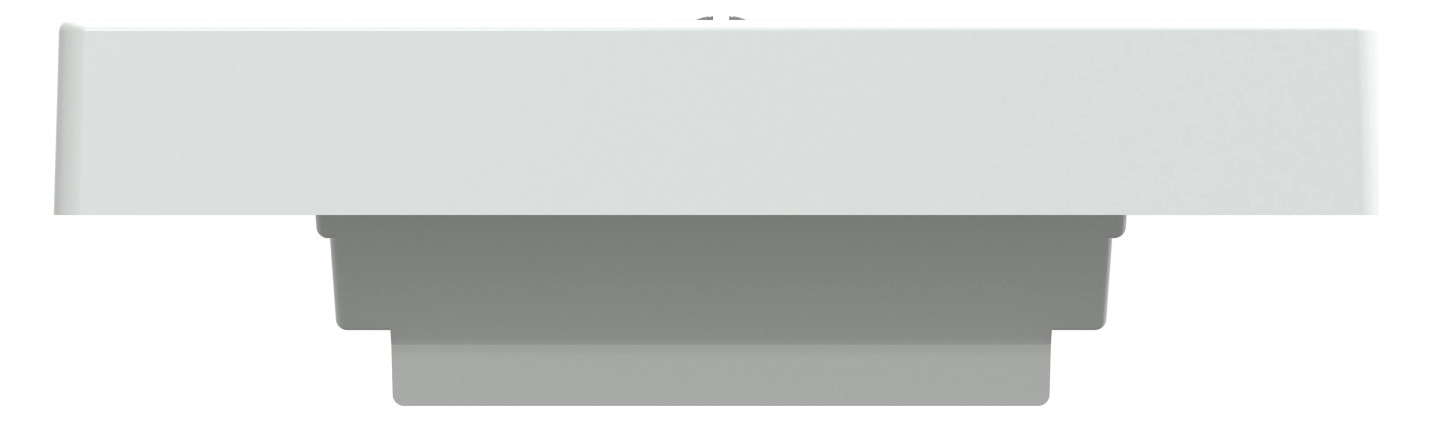 Zentralplatte UAE/IAE 2f System M akws Schraubbef aktivweiß