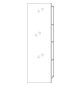 SA Spiegelregal 3way (BS190) 1500x450x222 Schwarz-Matt