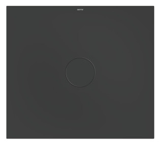 Bette Duschfliese BetteAir 1000 x 900 mm, slate, Rechteck, glasierter Titan-Stahl, mit Minimum-Täger