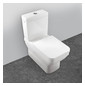 V&B WC-Sitz Architectura Scharniere Edelstahl, mit Quick-Release und Softclosing, weiß