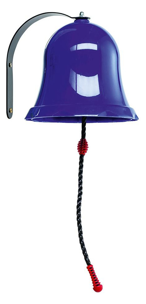 Bild RING Glocke blau aus PP inkl. Holzschrau ben und Halterung - n.a.-0