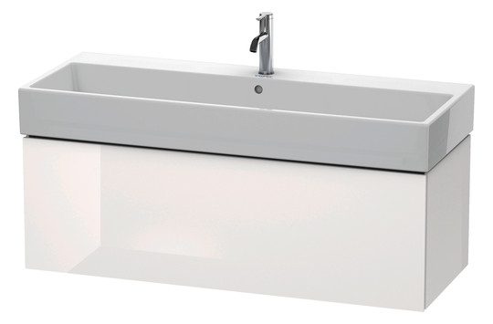 Duravit Waschtisch-Unterschrank L-Cube 118,4x 45,9 cm, eiche natur, 1 Auszug, wandhängend