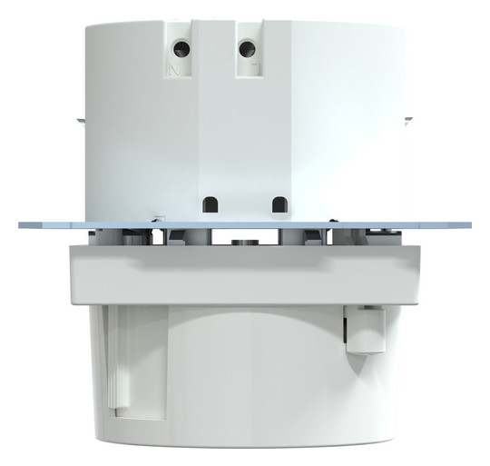 Fi-Steckdose 1f akws glz System M UP m.BS IP20 aktivweiß