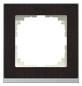 Rahmen 1f wenge/alu mt M-Pure Decor Holz f.GEB-K Unterputzmontage