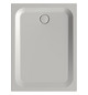 Duschwanne BetteUltra 1260 120x90x3,5cm, Antirutsch/Pro, Mini-Wannenträger, silver