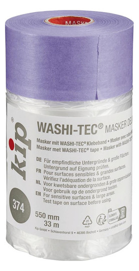 kip-Klebeand 374 WASHI-TEC Masker Delicate, lila - 550mmx33m