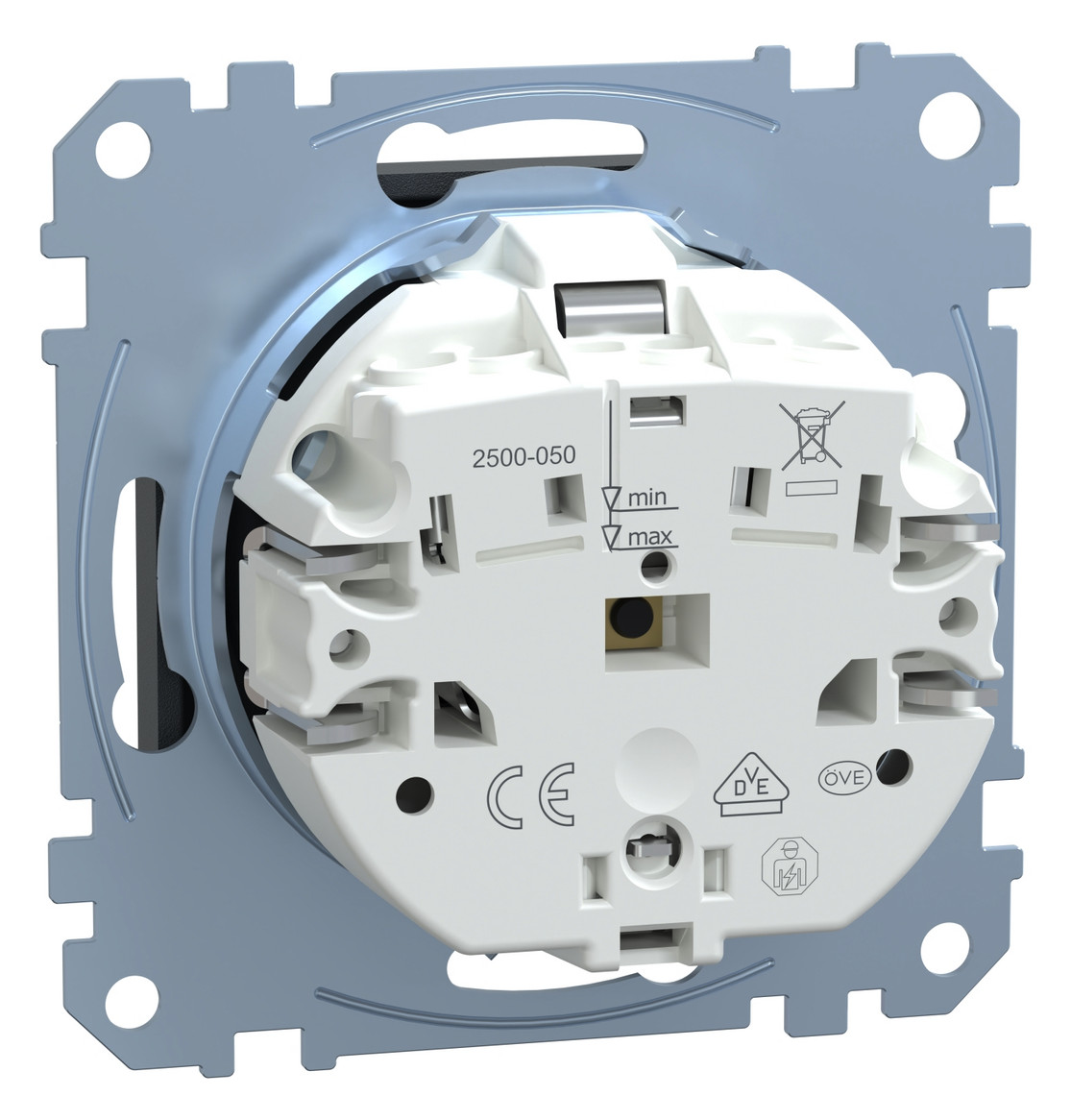 Steckdose 1f anth mt System M UP m.BS IP20 Mit erhöhtem Berührungsschutz