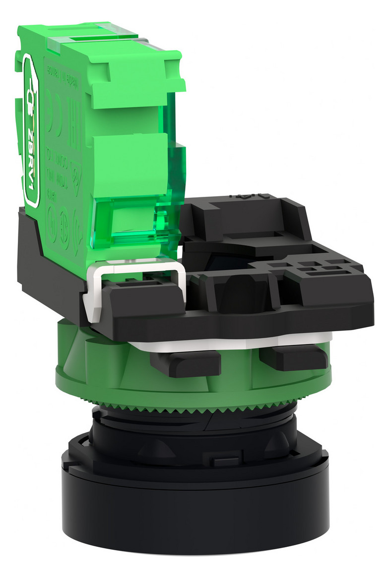 Drucktaster 1f ws rnd Ø22,5mm 1S IP30 fl Tastend