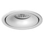 LED-Einbaustrahler 13,6W 3000K 950lm Alu Konv ws mt 1LED IP20 RF:hochglänzend