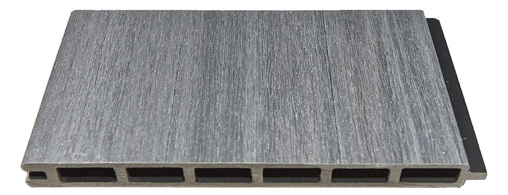 Bild ELZE-Serie Zaunlamelle BREIT 20 x 280 x 1790 mm GRAU co-extrudiert WPC-Steckzaun - n.a.-0