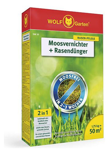 Bild Moosvernichter + Rasendünger SW 50 1,75 kg - WOLF GARTEN-0