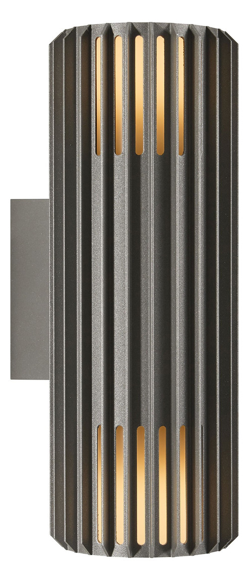 LED-Wandanbauleuchte Aludra 15W anth IP54 E27 124x174x337mm