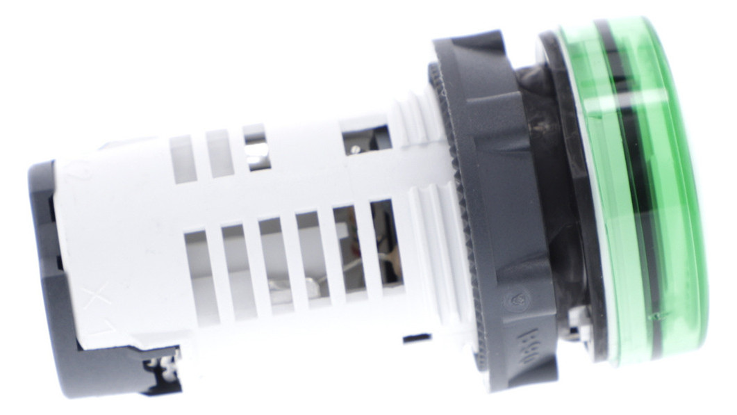 Leuchtmelder komplett 1f LED AC rnd hoch Ø22,5mm gn IP54 Leuchtmelder komplett 1f LED AC rnd hoch Ø22,5mm gn IP54