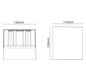 LED-Up/Down Leuchte ARTES 8W 3000K 480lm ws Konv Dimmung Phasenabschnitt IP65