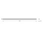 Tragschiene 35x1600x15mm Metall