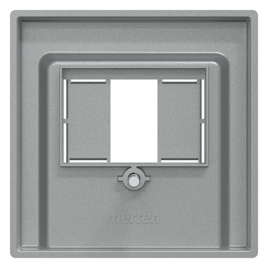 Zentralplatte TAE 2f System M alu Schraubbef
