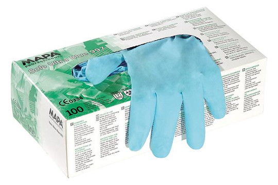 MAPA-Einweghandschuh, Nitril Solo 997 - Gr.6 (Box a 100...