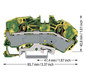 Schutzleiter-Reihenklemme Serie 2016 0,5-25qmm gn/ge 1Etage APL_erf.