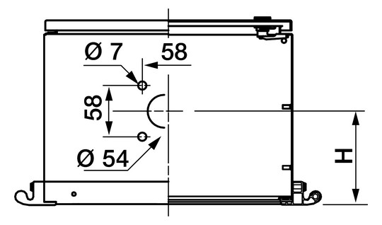 Bediengehäuse ST IP54 500x500x250mm RAL7035 pulverbesch