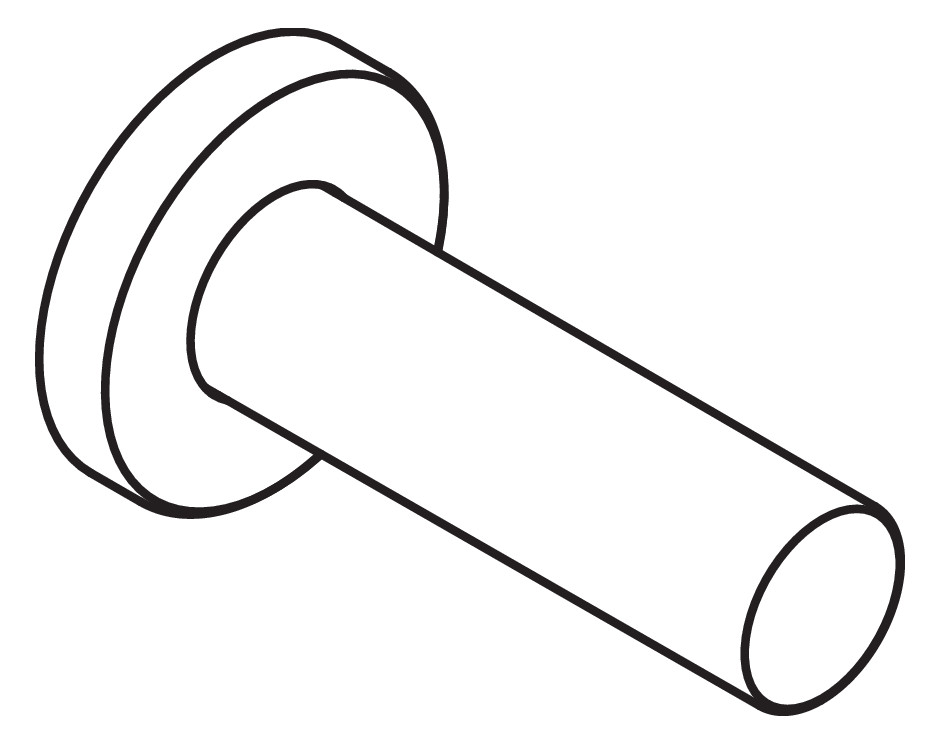 HEWI Reservepapierhalter 477 120x33mm, mit Rosette, reinweiß