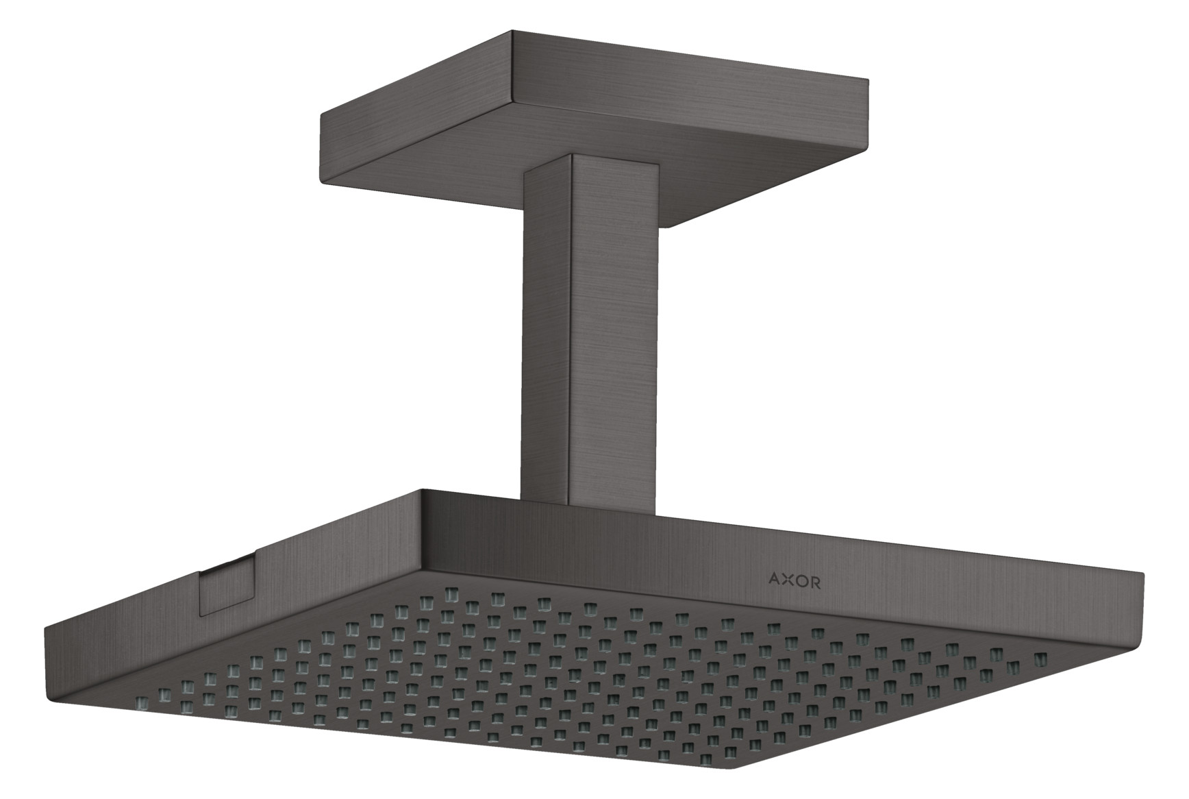 hansgrohe Kopfbrause Axor Starck mit Deckenanschluss, 240x240mm, 1jet, brushed black chrome hansgrohe Kopfbrause Axor Starck mit Deckenanschluss, 240x240mm, 1jet, brushed black chrome