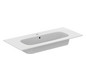 Ideal-Standard Möbelwaschtisch-Paket i.life A 104x46x64,5cm, 1 Hahnloch, Griff schwarz matt, greige matt