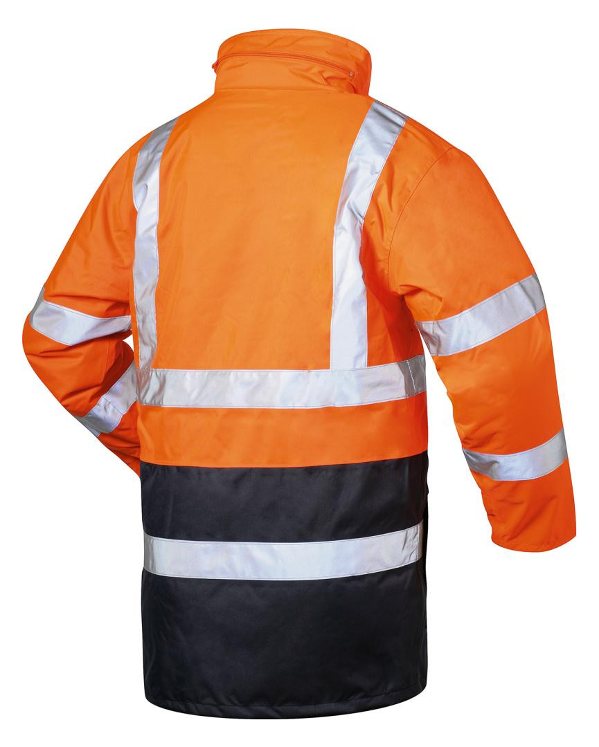 Bild Warnparka, Gr. XL, orange/blau-1