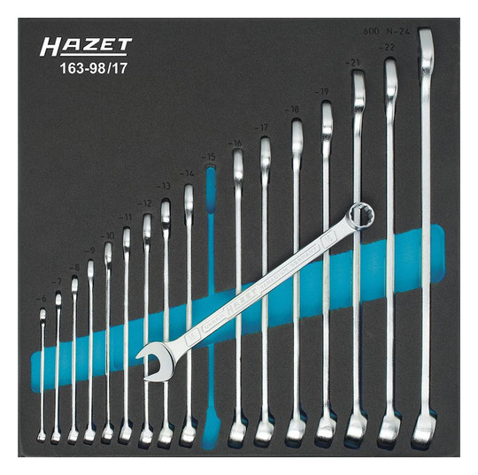 HAZET-Werkzeugmodul 163-98/17 - Ringmaulschlüssel 600N