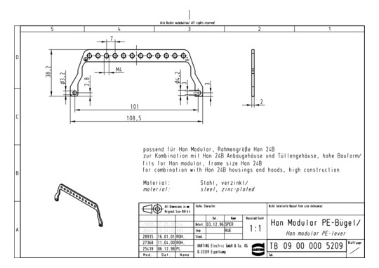 HART PE-BUEGEL FÜR HAN 24 M  09000005209 