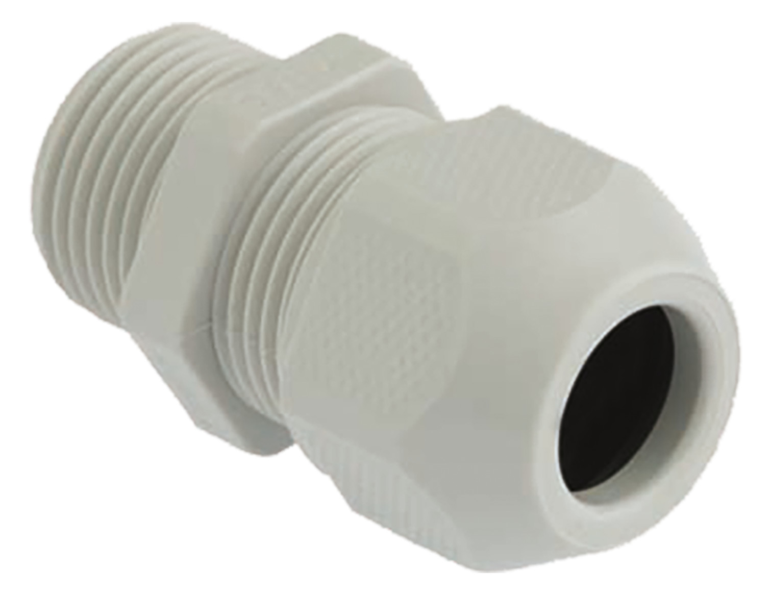 Kabelverschraubung M40 PA gr unbeh 15mm IP68 Polyamid (PA) ger m.Zugentlastung Kabelverschraubung M40 PA gr unbeh 15mm IP68 Polyamid (PA) ger m.Zugentlastung