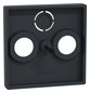 Zentralplatte Sat/TV/Radi System M anth Schraubbef 3f