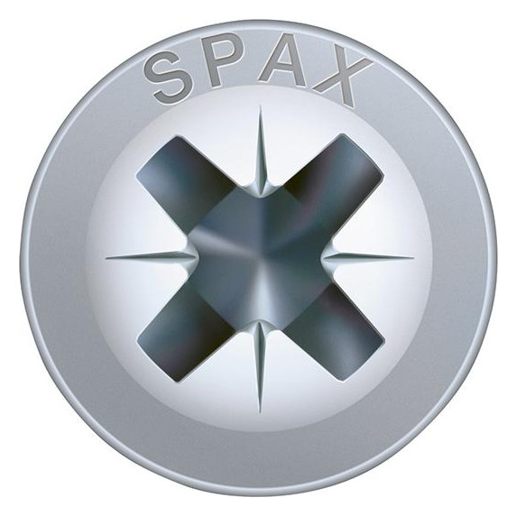 Bild Universalschraube Rückwandkopf 4x25mm,Vollgw,Kreuzschlitz Z2,WIROX - SPAX-1