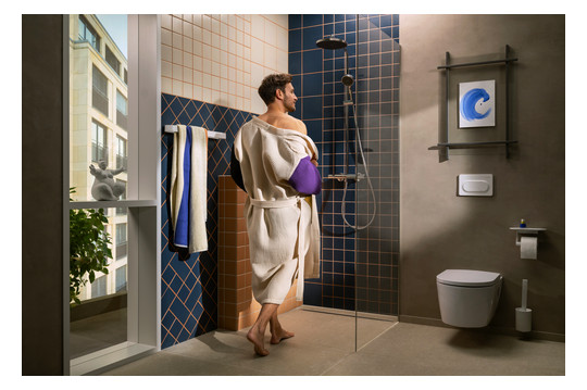 hansgrohe Wand-WC EluPura Original S mit WC-Sitz, weiß, ohne HygieneEffect und SmartClean