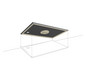 Kaldewei Duschwanne SCONA 982-5 80x150cm, flach, Träger, ohne Effekt/Antislip, cool grey90