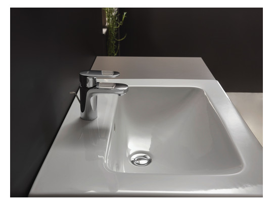 hansgrohe Waschtisch-Einhebelmischer 70 Vernis Blend mit Metall-Zugstangen-Ablaufgarnitur, chrom