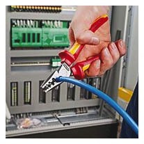 Presszange mech 180mm versch.Eins 0,25-16qmm AWG6-24