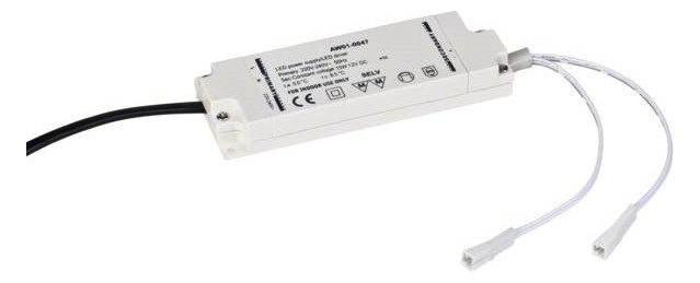 LED-Trafo 1-15W 12V IP20 Kstgeh stat 110x45x20mm