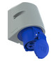 CEE-Wandsteckdose 16A 3p 6h IP44 113-6tt 
