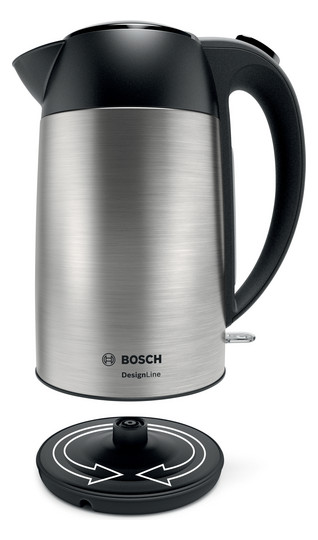 Wasserkocher 1,7l Edst DesignLine 2400W edst/sw Anzeige:außen m.Sieb