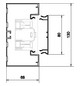 Geräteeinbaukanal Alu 130x68mm natur anod/elox GEB-K 6900qmm 2000mm