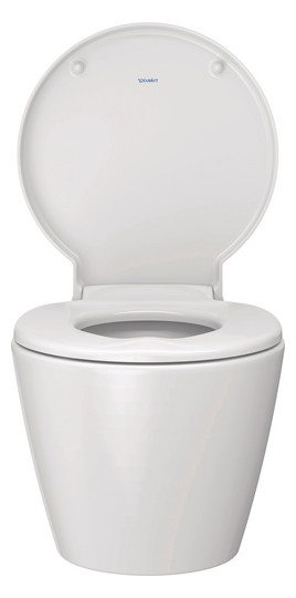 Duravit WC-Sitz Starck 1 mit Absenkautomatik, abnehmbar, mit Scharnierwelle, weiß