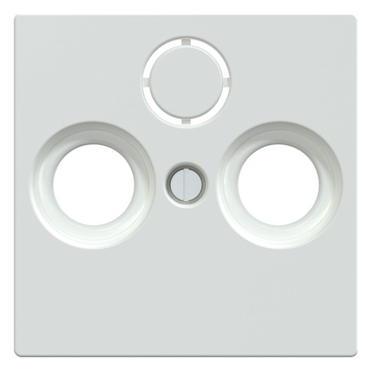 Zentralplatte Sat/TV/Radi System M akws Schraubbef 3f aktivweiß