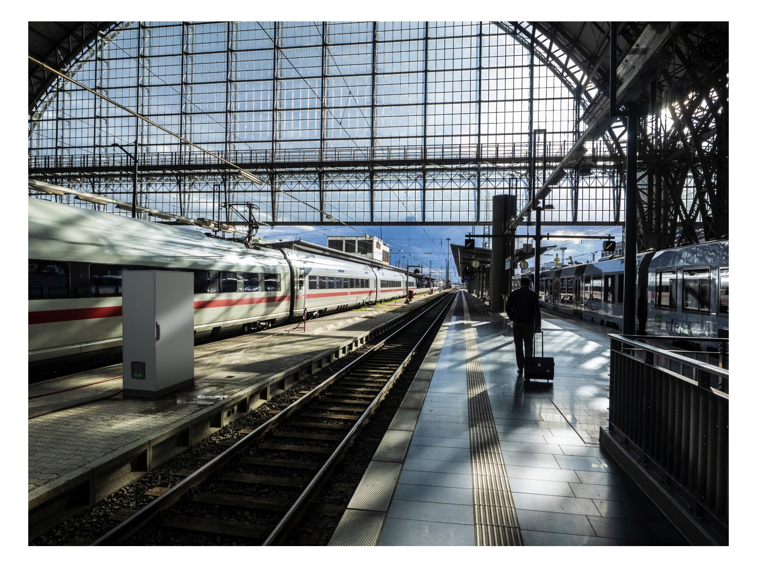 Standschrank ST IP55 B1000xH1800xT500mm m.MPL pulverbesch RAL7035 Koppelbar