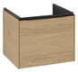 V&B Waschtisch-Unterschrank Subway 3.0 52,3x42,9x44,8cm, ohne LED/Griff Volcano black, nordic oak