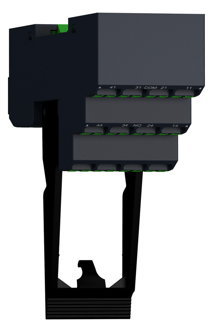 Relaissockel Federzug TS35 14Pins abn.Klemm Hutschiene TH35 31x85x98mm