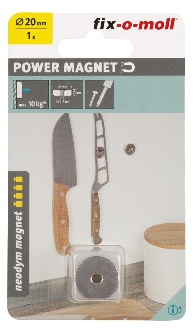 Bild Topfmagnet Neo.Ø20, H6,9,m.Senkb. Ø4,5 I nhalt: 1 - suki-1