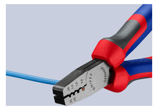 Kerbzange mech 145mm Aderendh 0,25-2,5qmm