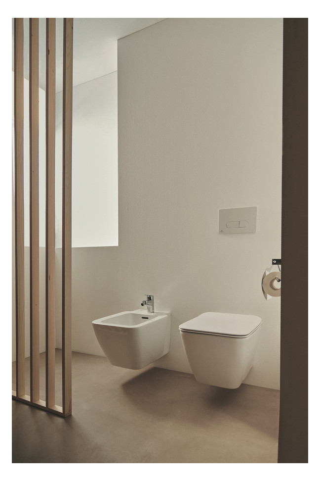 Ideal-Standard Bidet-Einhebelmischer CeraFlex mit Kunststoff-Ablaufgarnitur, Ausladung 114mm, chrom