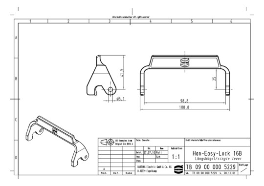 HART HAN16B EASY-LOC         09000005229 
